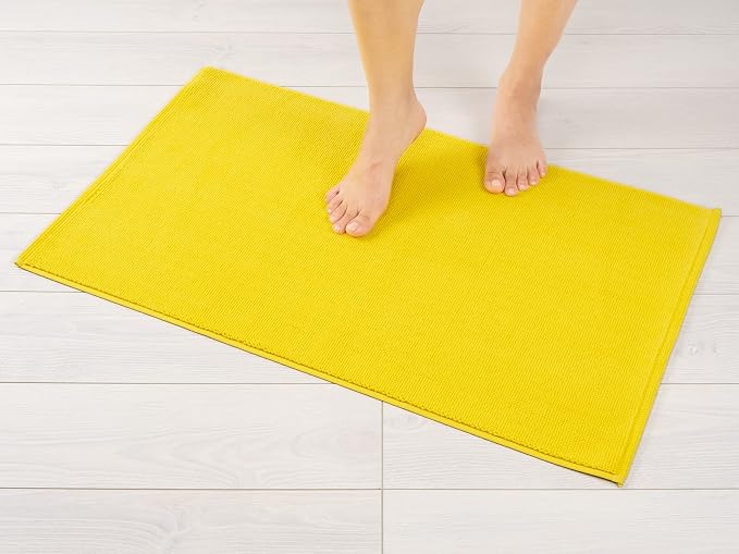 American Soft Linen Bath Rug, 20 in 34 in 100% Cotton Bath Mats Rugs by AmericanSoftLinen
