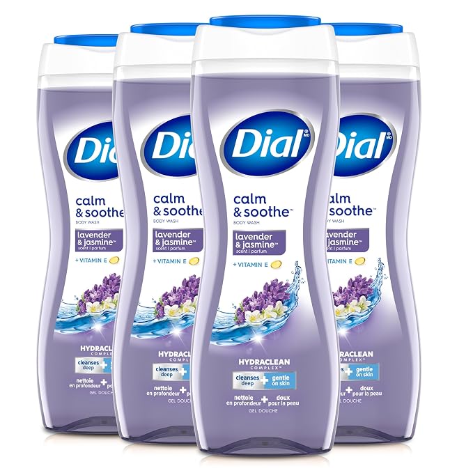Dial Body Wash, Calm & Soothe Lavender & Jasmine Scent, 16 fl oz by Unknown