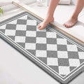 godehone Shower Mats Non Slip Without Suction Cups, PVC Loofah Bathroom Mats by godehone