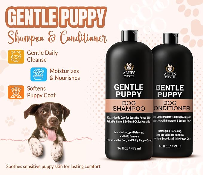 ALFIE'S CHOICE Puppy Shampoo and Conditioner Set | 16 fl oz Each | - Image 2