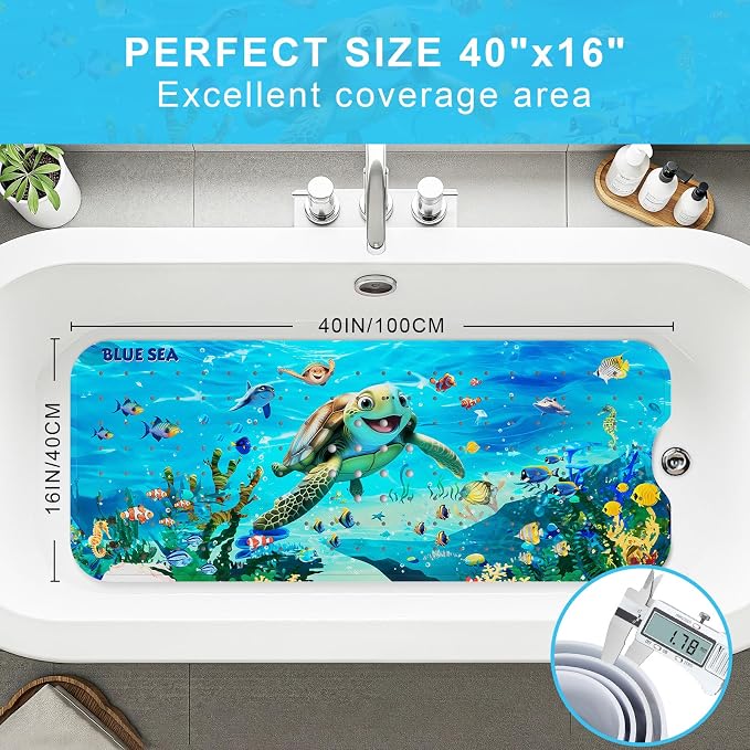 Upgrade Cartoon Baby Bath Mat Non Slip - Image 2