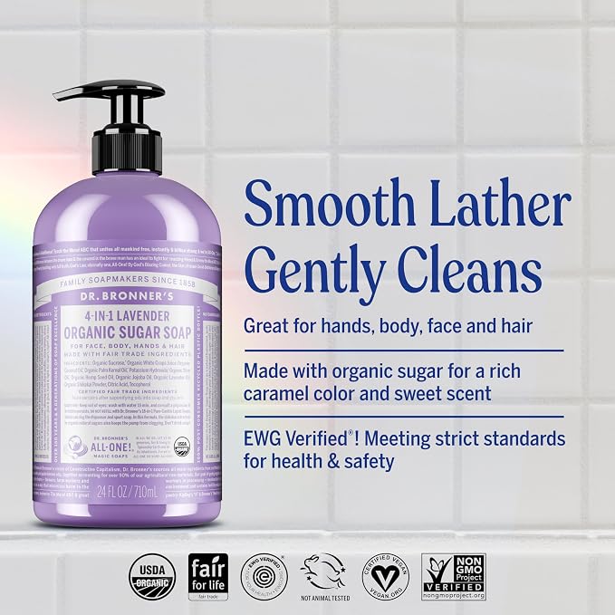 Dr. Bronner's - Organic Sugar Soap - Made - Image 2