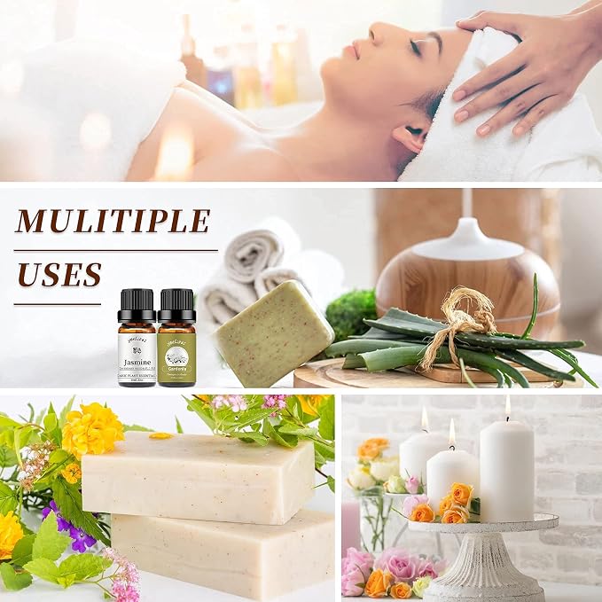 yethious Jasmine Gardenia Essential Oil Set 100% Pure Gardenia Fragance Oil - Image 5