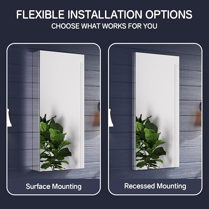 Medicine Cabinet 16" x 36", Bathroom Medicine Cabinet - Image 4