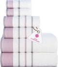 CASA COPENHAGEN White Bay, 6 Pieces Towel Set- White by CASACOPENHAGEN