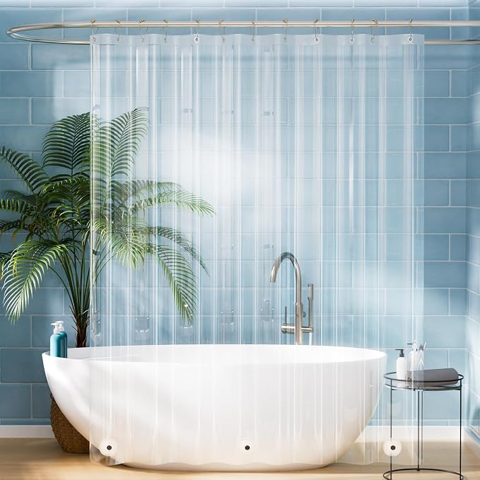 Titanker Plastic Shower Curtain Liner by Titanker