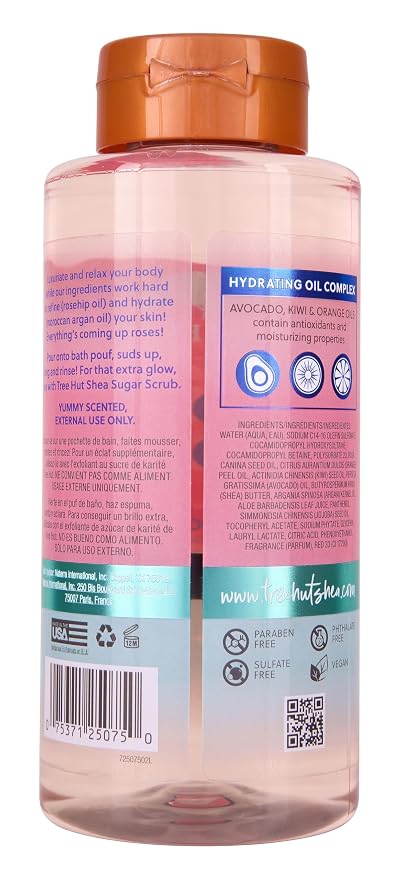 Tree Hut Moroccan Rose Nourishing & Moisturizing Foaming Gel Wash, 18 oz. - Image 3
