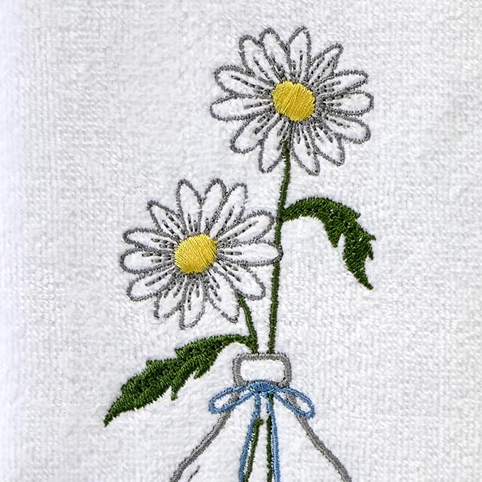 SKL Home Daisies in Vase Hand Towel 2pc Set - Image 5