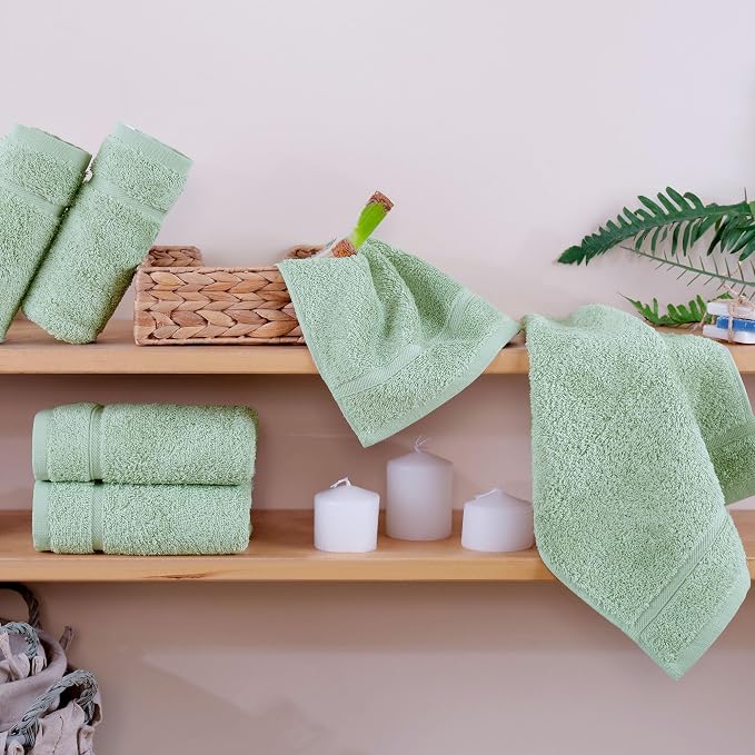 Hammam Linen Washcloth Set Premium Original Turkish Cotton, Hotel Quality - Image 5