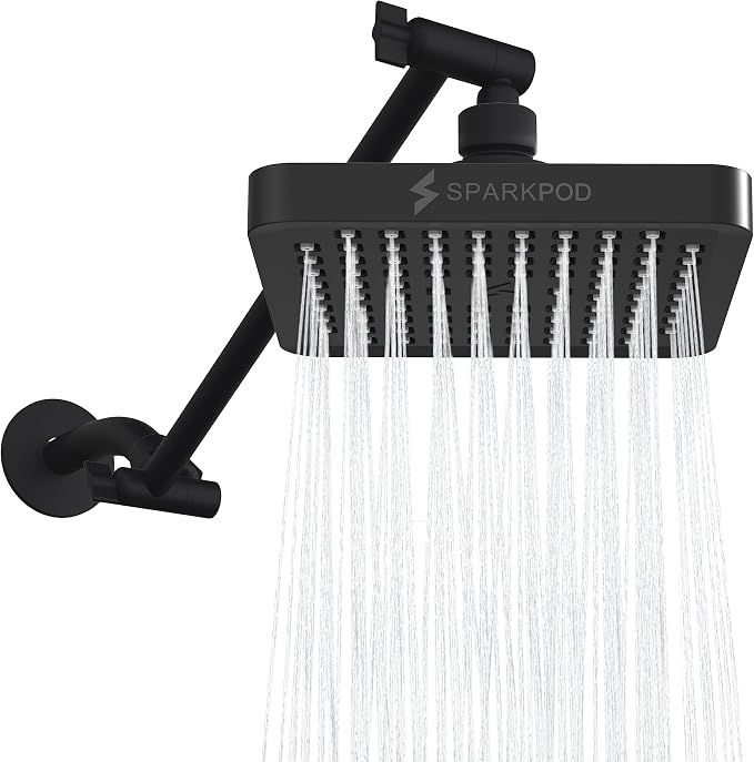 SparkPod Square Rain Shower Head by SparkPod