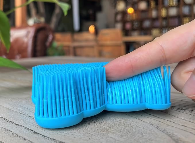 Premium Sensory Brush for Kids or Autism, Soft Silicone Body Scrubber, 2 in 1 - Image 4