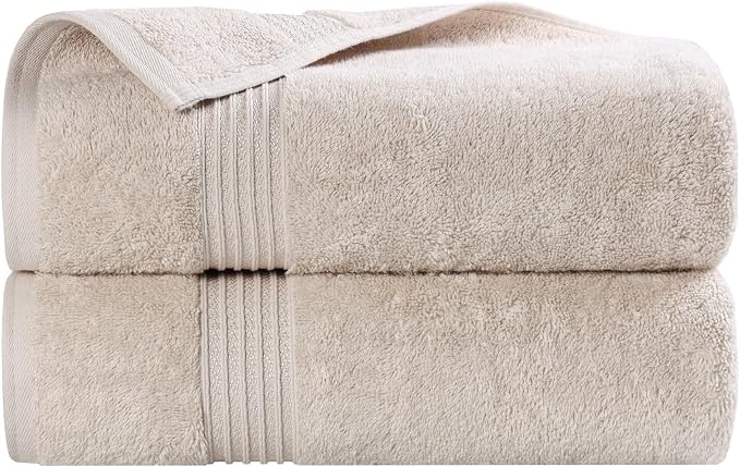 Superior Egyptian Cotton Bath Towel Set, Home Bathroom Towels, Guest Bath - Image 2