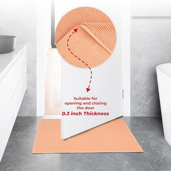American Soft Linen Bath Rug, 20 in 34 in 100% Cotton Bath Mats Rugs - Image 7