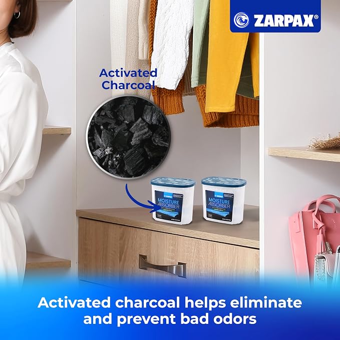 Moisture Absorber Activated Charcoal 18 oz/510g | Removes Moisture, Humidity & - Image 5