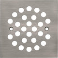 Square 4-1/4 Inch Screw-in Shower Drain Cover Replacement Square Floor Drainer by vouruna