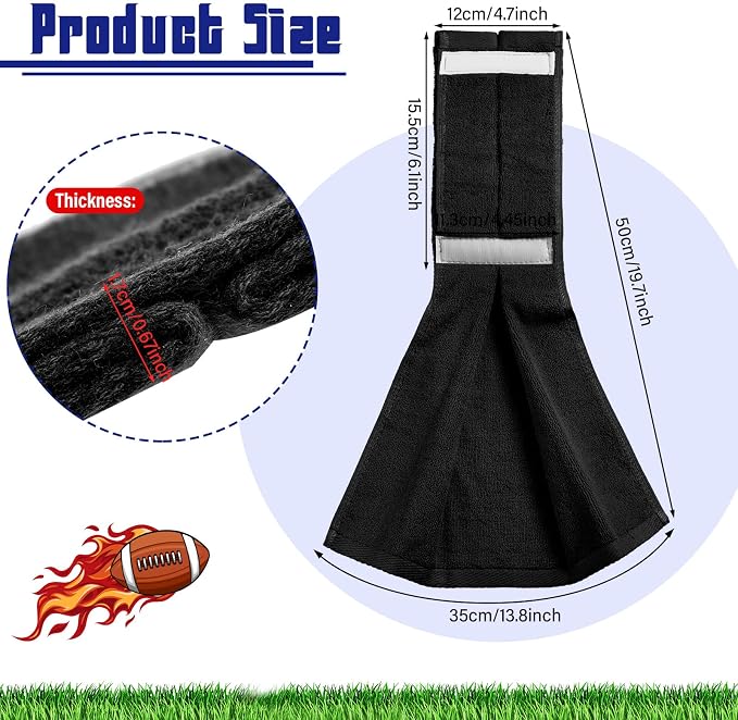 Shimeyao 2 Pcs Cotton Sports Football Towel - Image 4