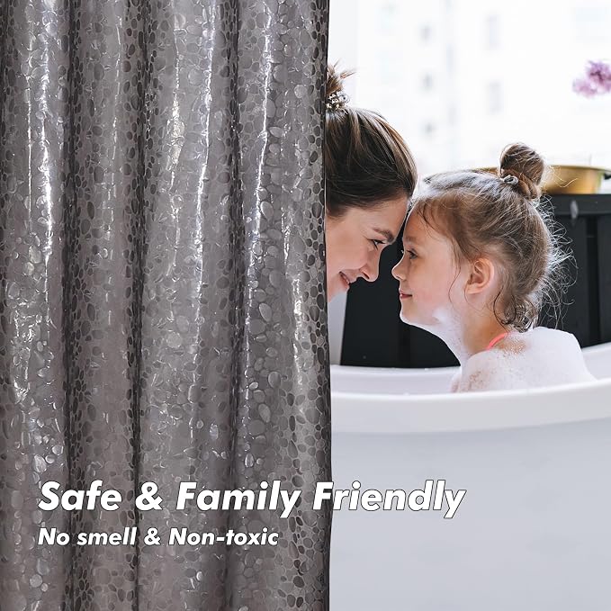 Waterproof Shower Curtain Liner EVA 8G - Image 6