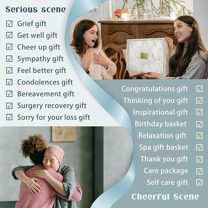 Get Well Soon Gift Baskets For Women, Care Package, Sympathy Gifts, Condolences - Image 2