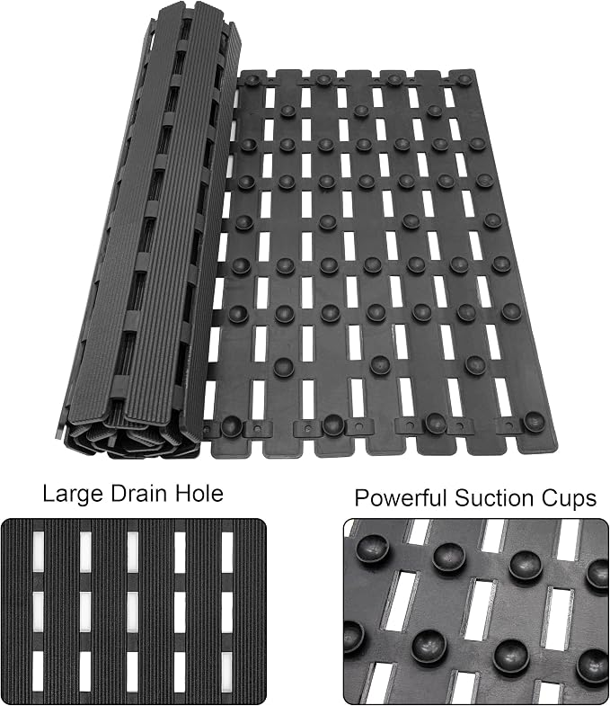MBOSS Bath Tub Shower Mat Non Slip Bathtub Mats - Image 2