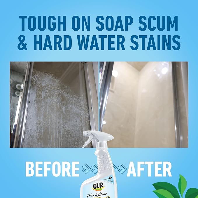 CLR Brands® Brilliant Bath Foaming Bathroom Cleaner Spray Free & Clear - Image 4