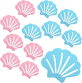 12 Pcs Bathtub Stickers Non Slip, Shell Shaped Tubs Safety Shower Treads by Coufce