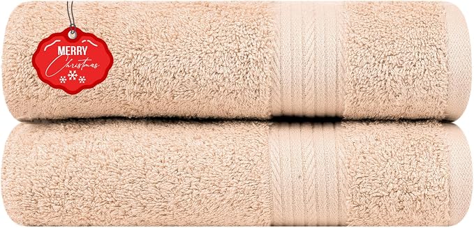 Ample Decor Bathroom Hand Towel 18 X 28 Inch 600 GSM 100% Cotton, Absorbent by AmpleDecor