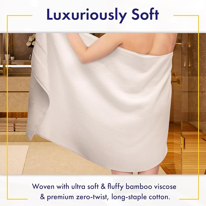 Ultra Soft & Plush Viscose from Bamboo Bath Towels - Image 2