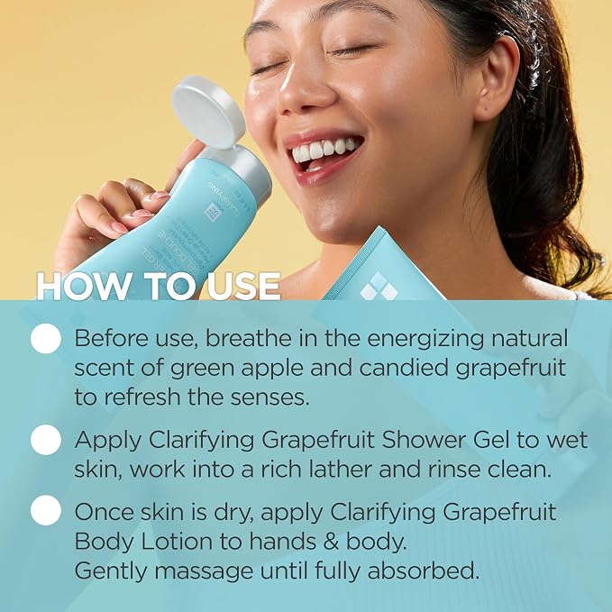 Andalou Naturals Body Lotion, Clarifying Grapefruit Skin Care, Lightweight - Image 3