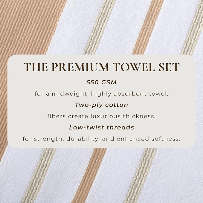Great Bay Home Decorative Bath Towel Set - Image 4