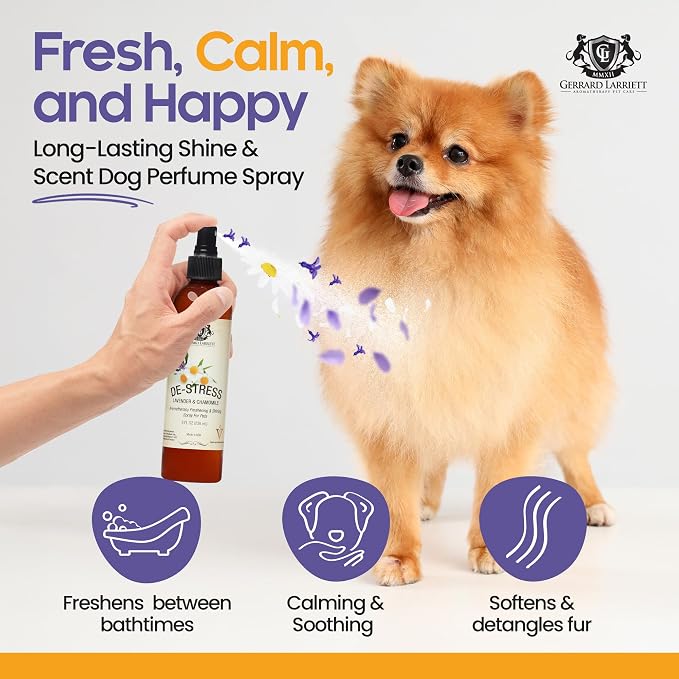 Dog Perfume Spray Long Lasting Chamomile & Lavender 8 Fl Oz, Dog Cologne Spray - Image 2