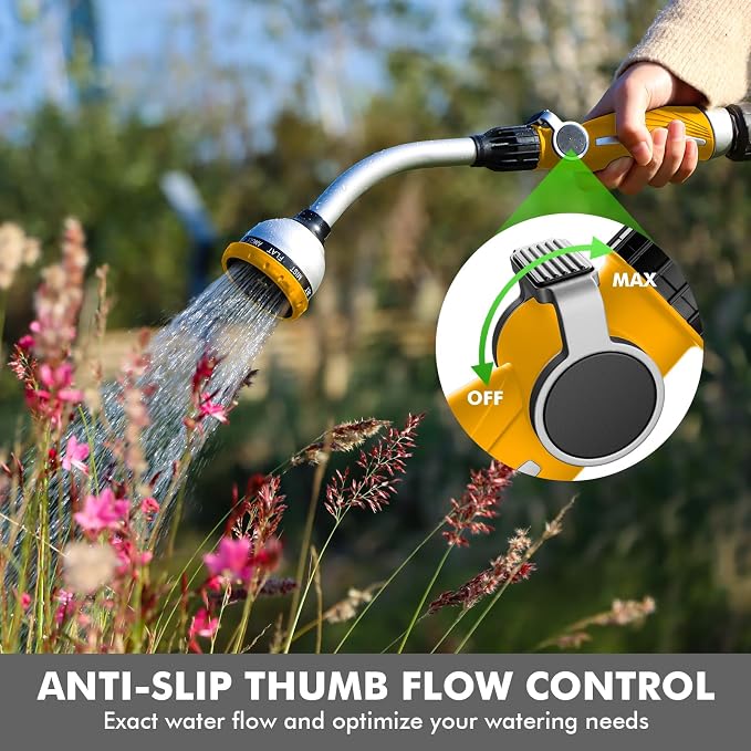 RESTMO Watering Wand Heavy Duty, Metal Garden Hose Wand - Image 3