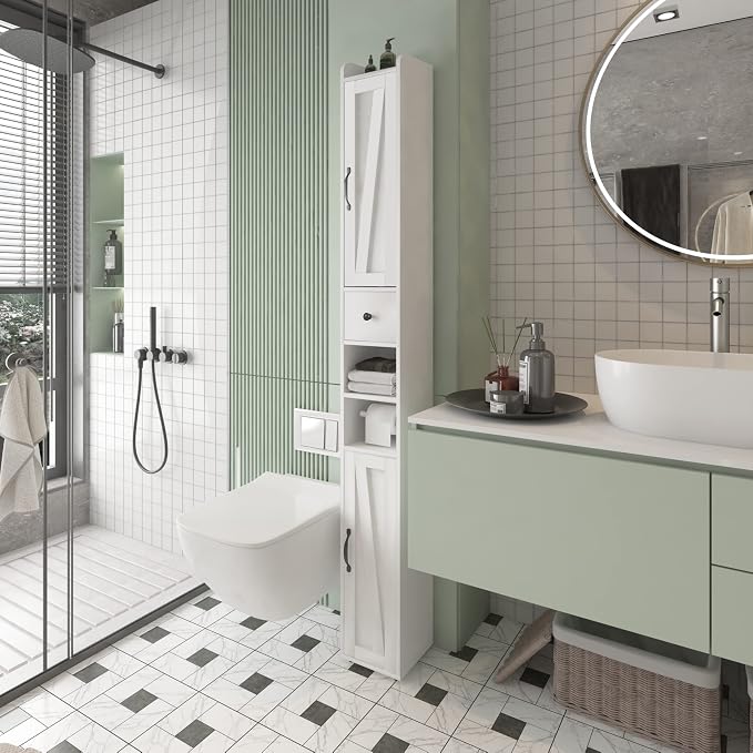 Tall Bathroom Storage Cabinet - Image 4