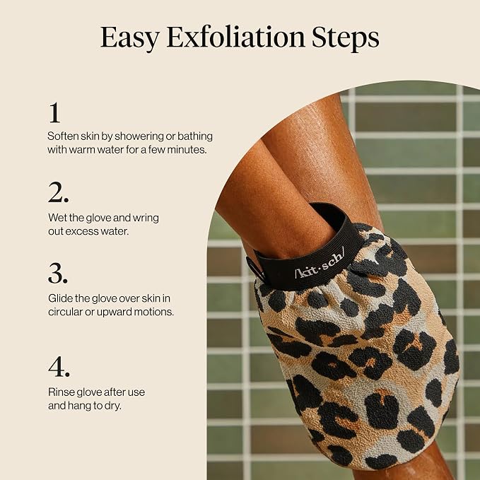 Kitsch Exfoliating Glove – Korean Exfoliating Mitt & Deep Exfoliating Body - Image 7