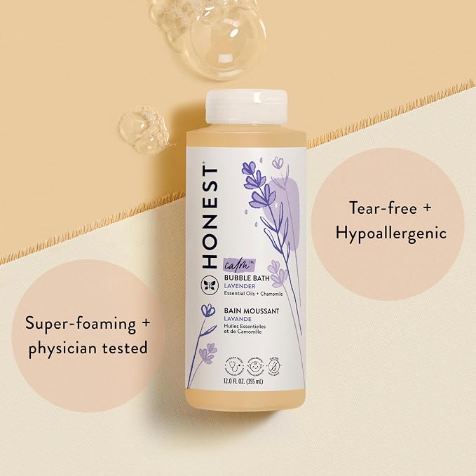 The Honest Company Foaming Bubble Bath Gentle Tear-Free Hypoallergenic Baby Wash - Image 2