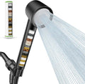 Filtered Shower Head with Handheld, High Pressure Water Flow and Multiple Spray by Sipaote