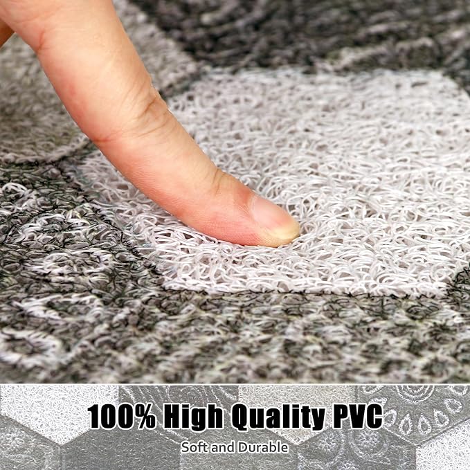 Large Shower Mat Non Slip, 36x36 Inch Shower Floor Mat - Image 5