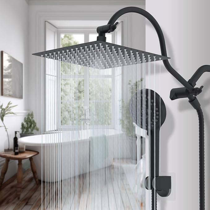 Hibbent 12'' All Metal CUPC Certified Shower Head, High Pressure Rainfall - Image 9