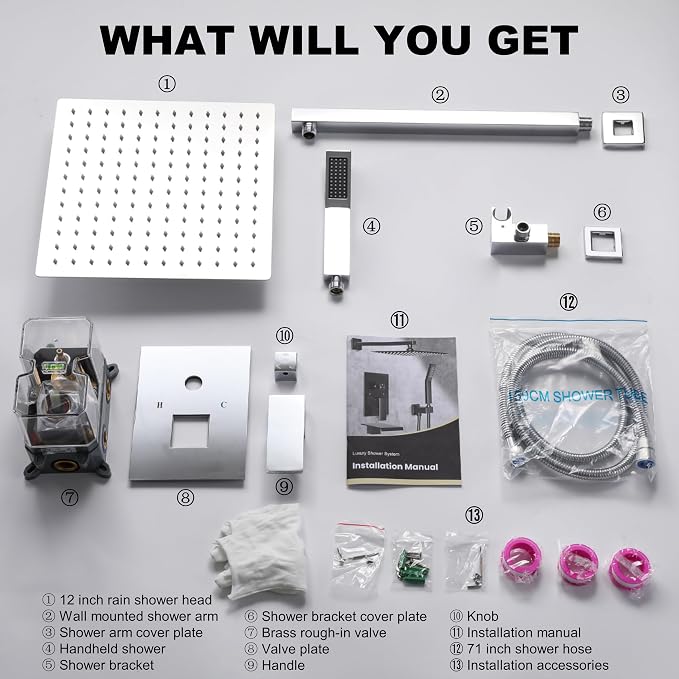 Shower Faucet Set, Shower System - Image 7