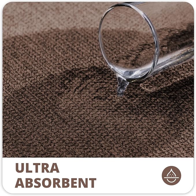 Toilet Rugs U Shaped Bathroom Rug, Machine Washable Non Slip Quick Dry Super - Image 3