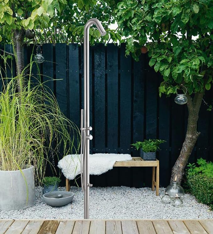 Wayime 91" Separable&Composable Free-Standing Brushed Stainless Steel 304 Spary - Image 3
