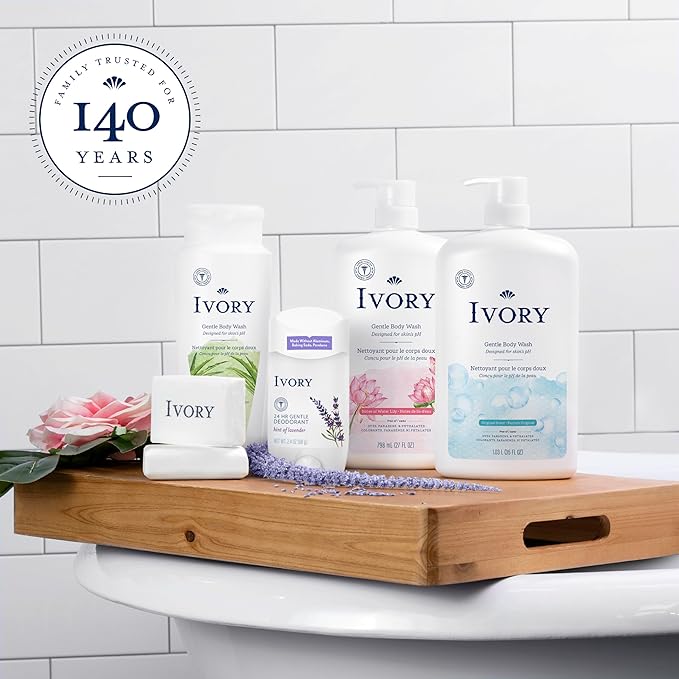 Ivory Gentle Bath Bar Soap, Designed - Image 6