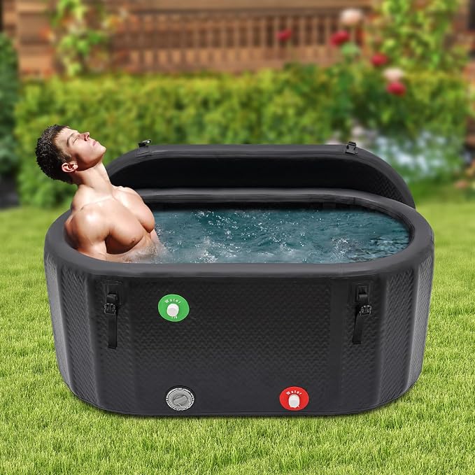 Ice Bathtub for Athletes, 72.65gal Inflatable Bathtub - Image 3