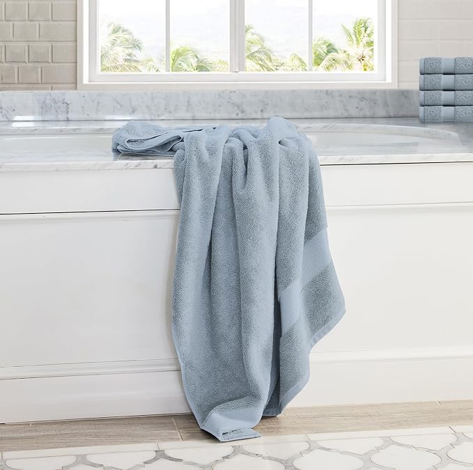 Delara Organic Cotton Luxuriously Plush Bath Sheet | GOTS & Oeko-TEX Certified - Image 2