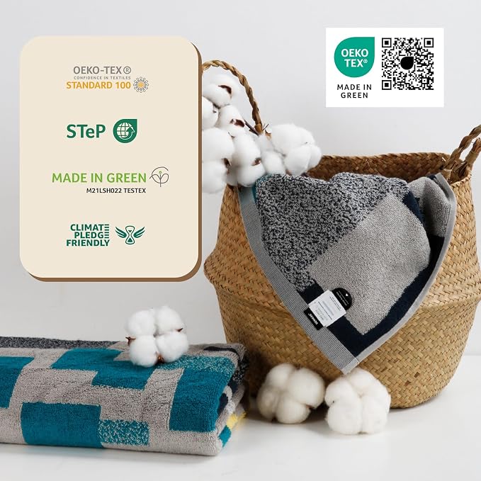 SEMAXE 4-Pack Luxury Bath Towels - Image 9