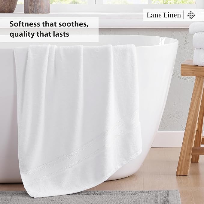 LANE LINEN Luxury Bath Towels Set - Image 4