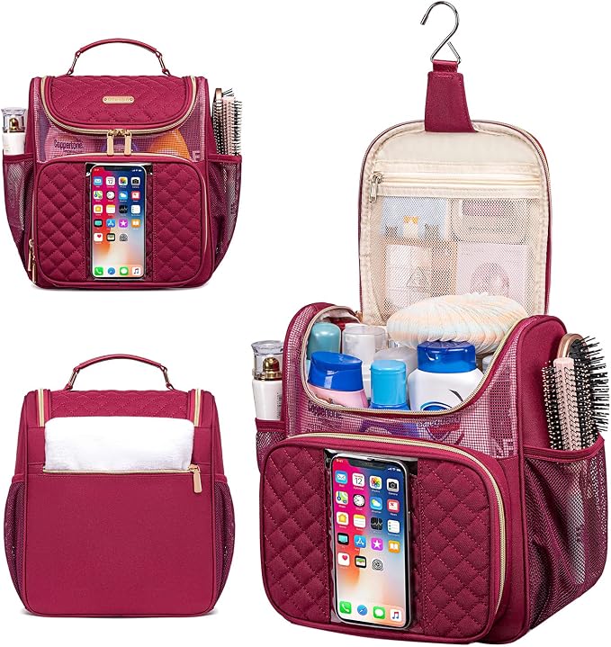 Large Toiletry Bag for Women Men, Portable Shower Caddy For College Dorms - Image 2