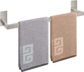 NearMoon Self Adhesive Bathroom Towel Bar, Stainless Steel Square Bath Wall by NearMoon