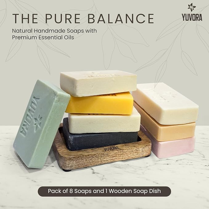 Handmade Women’s Body Soaps 5 OZ Pack of 8 – Long-Lasting Natural Bar Soap – - Image 2