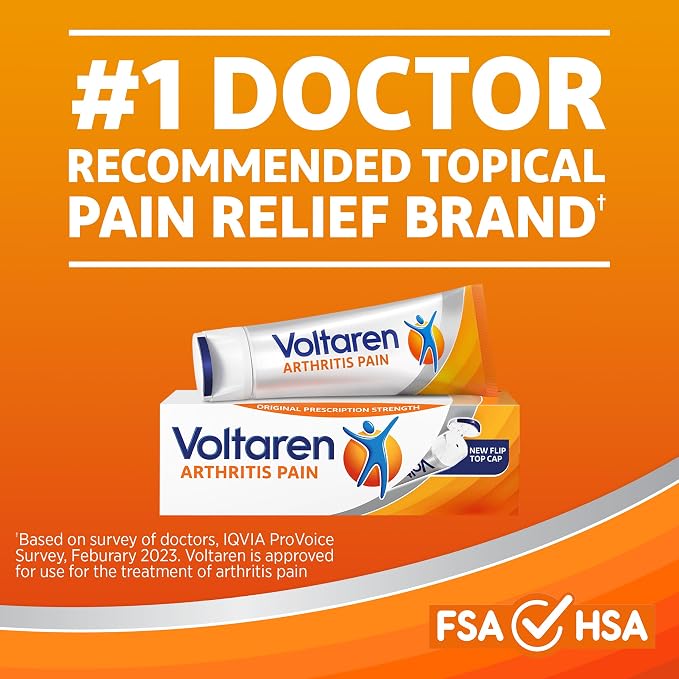 Voltaren Arthritis Pain Relief Gel, Diclofenac Sodium, Clinically Proven - Image 19