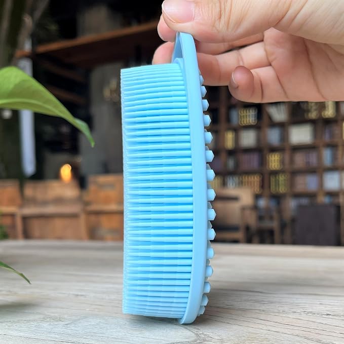 Premium Sensory Brush for Kids or Autism, Soft Silicone Body Scrubber, 2 in 1 - Image 2